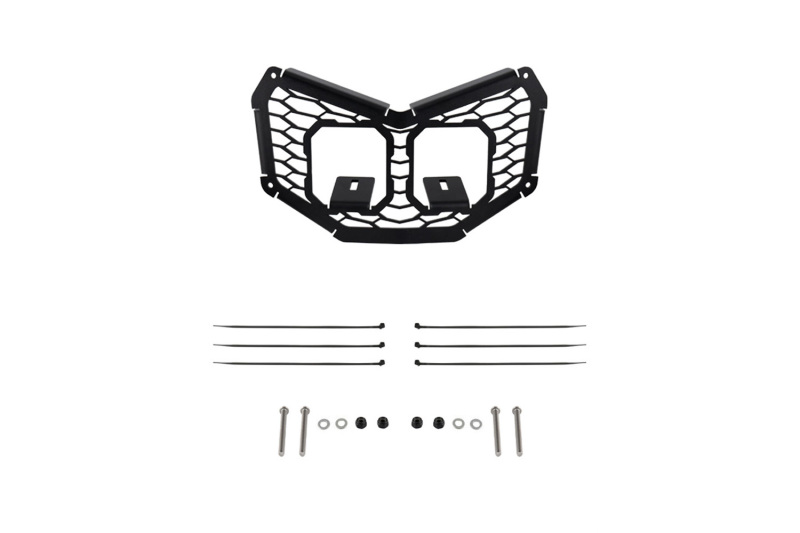 Can-Am Maverick X3 LED Grille Kit - Diode Dynamics - Stage Series with SS3 LED pods - Amber - `17-`25